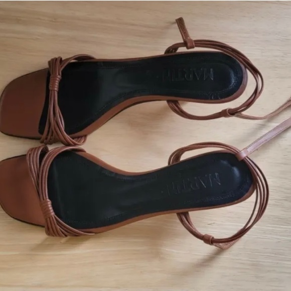 Souliers Martinez Guardamar Leather Sandals Size 38 - Picture 3 of 10